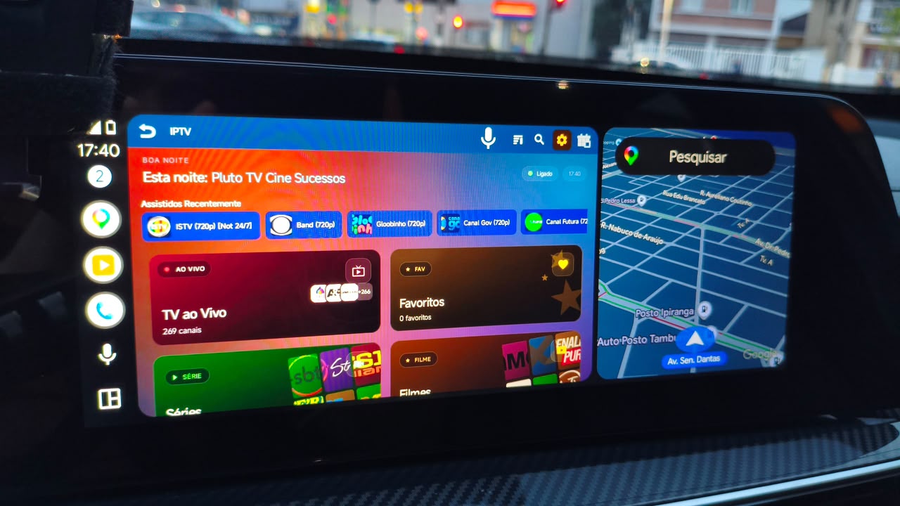 Core Player rodando no carro 3