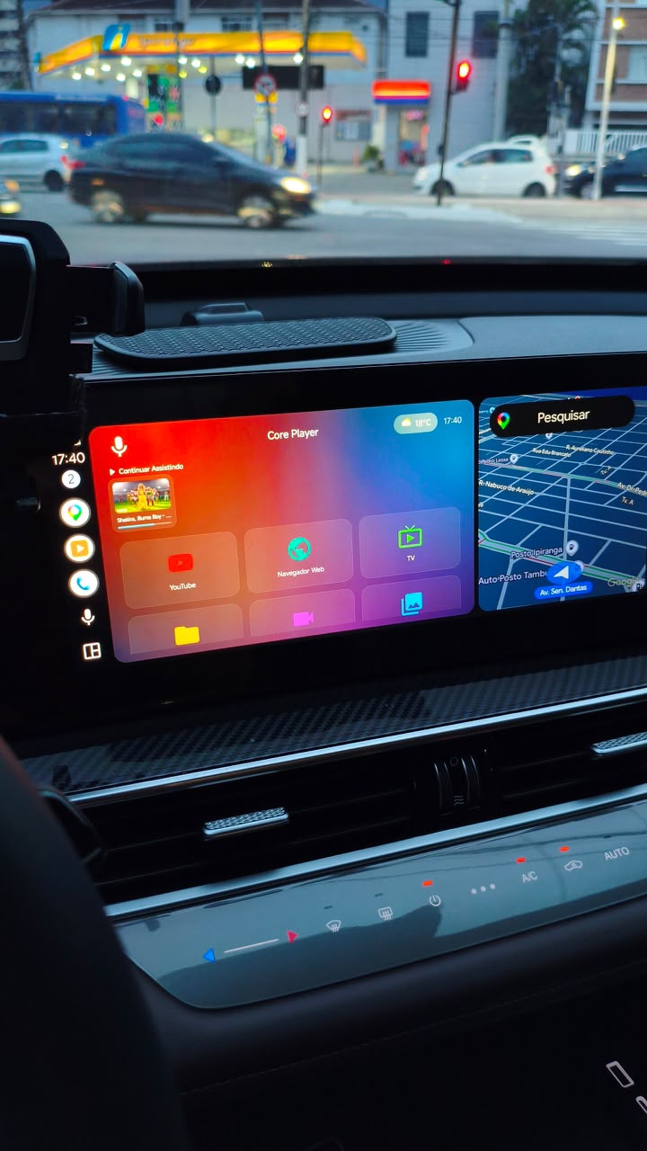 Core Player rodando no carro 4
